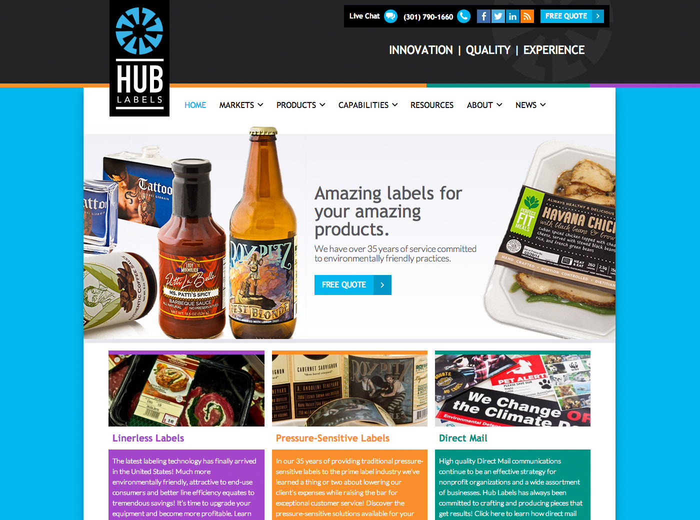 HUB Labels detail 1