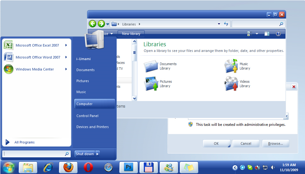 NextOS theme 1